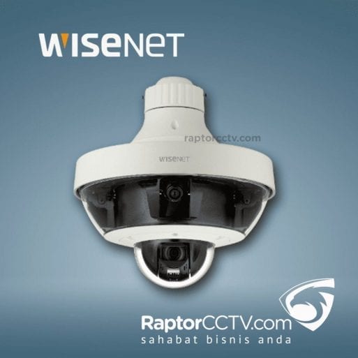 Wisenet PNM-9320VQP hingga 22M Multi-directional + PTZ Ip Camera 10M