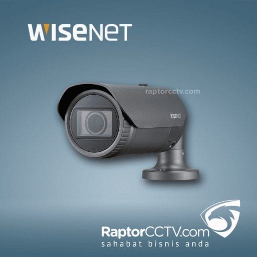 Wisenet XNO-L6080R H.265 IR Bullet Ip Camera 2MP