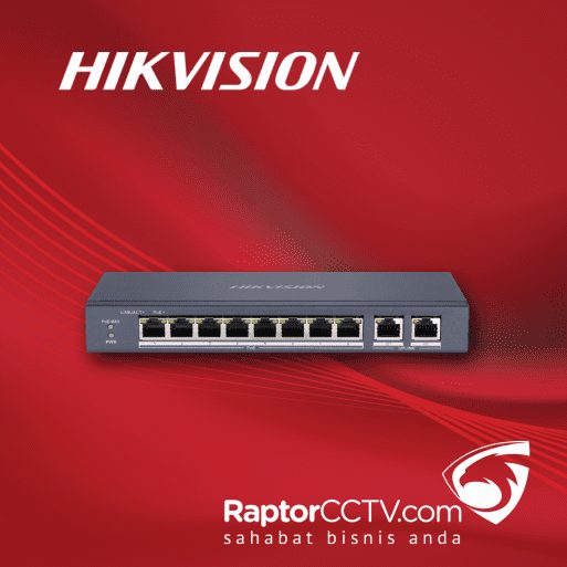 Hikvision DS-3E0310P-E-M 8Port Fast Ethernet Unmanaged POE Switch