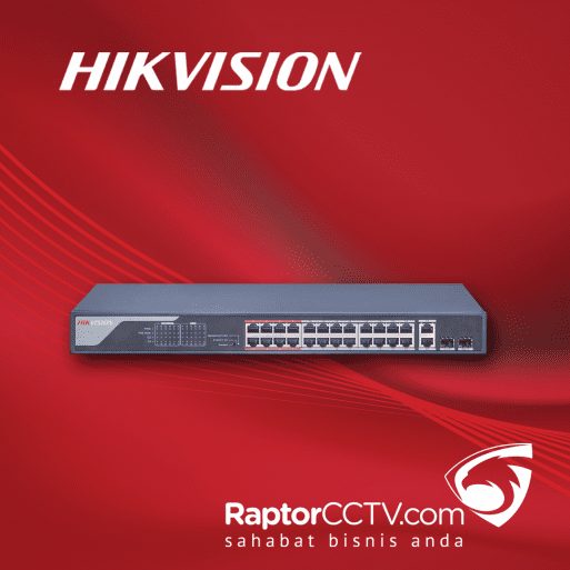 Hikvision DS-3E0326P-EB 24Port Fast Ethernet Unmanaged POE Switch
